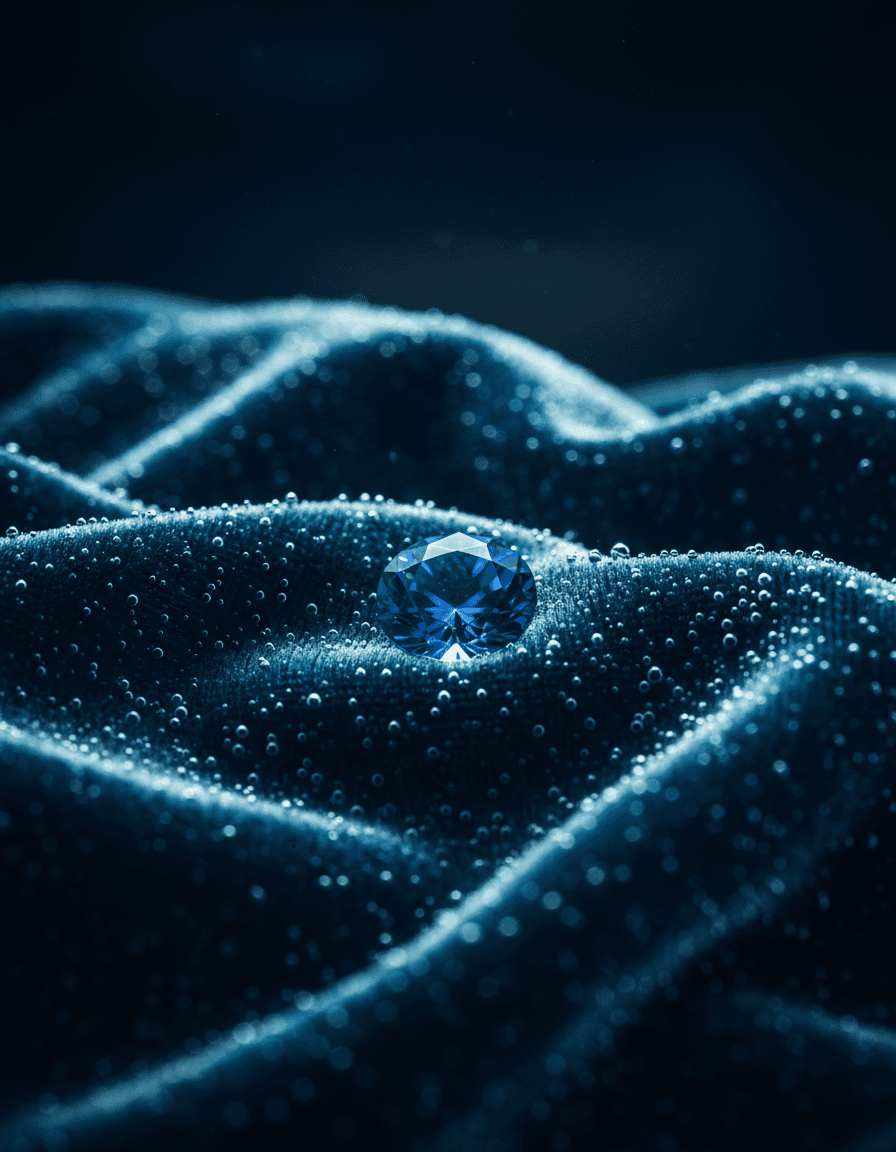 Blue Morpho butterfly with iridescent wings